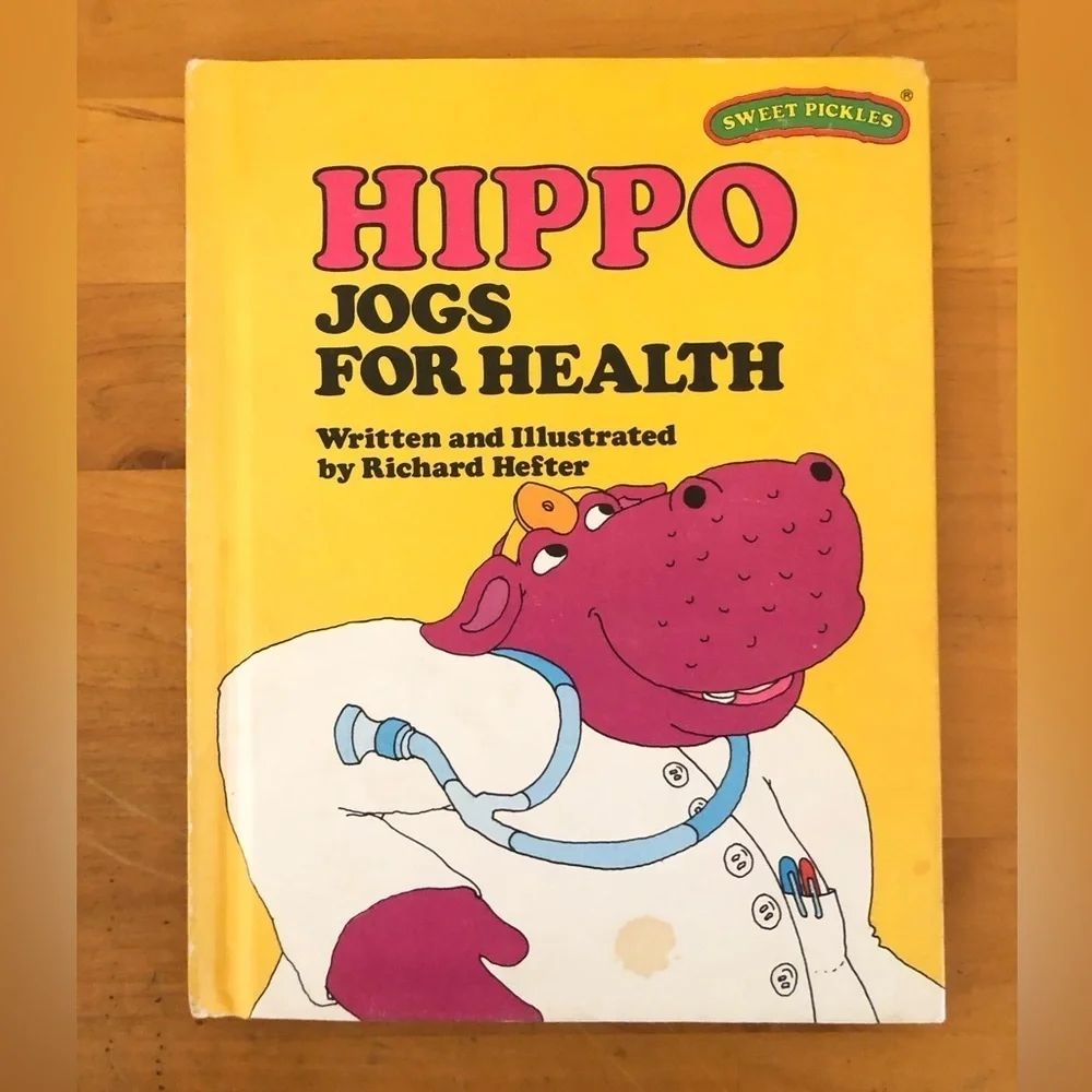 Hippo Jogs for Health Book 1978 Hardcover